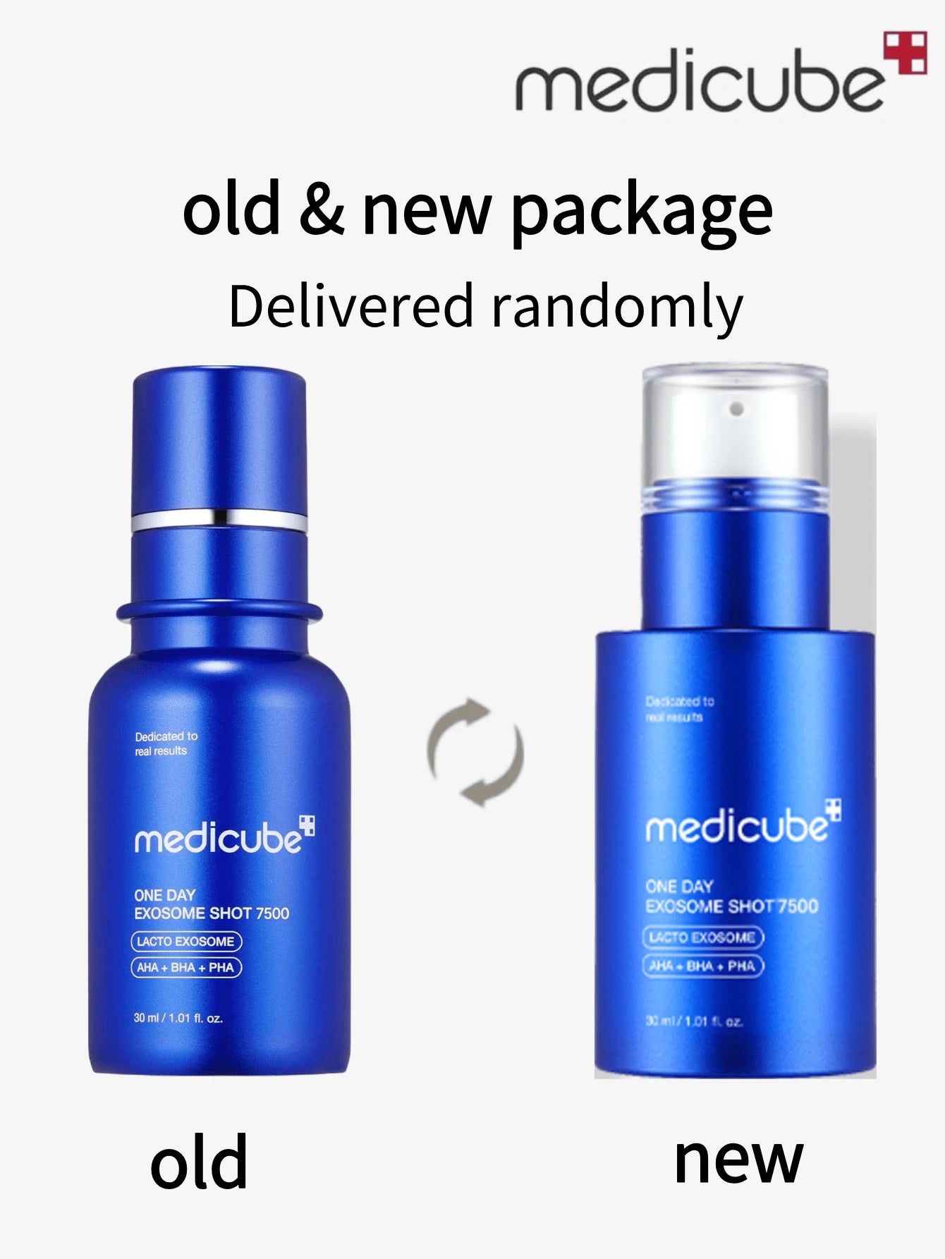 Medicube 30ml Korean Cosmetics Exosome Essence | 7500ppm Intensive Care/Advanced Users | Microcrystal Radiant Essence | Liquid Skin Strengthening Essence | Exosome, AHA+BHA+PHA | Pore Care, Pore Tightening, Dead Skin Cell Removal, Skin Improvement | Korea