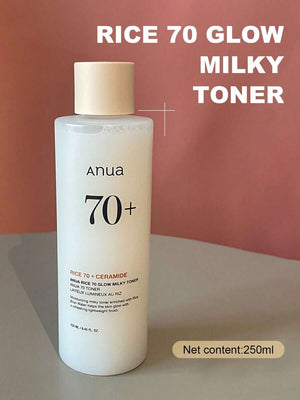 ANUA Rice 70 Luminous Cream Toner, Suitable For Glassy Skin And Brightening, Rice Water, Niacinamide, Ceramide, Panthenol, Fragrance-Free, Non-Comedogenic, Korean Skin Care 250ml