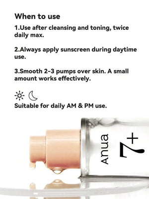 ANUA 7 Niacinamide & Rice Barrier Repair Essence, 50ml. Rice Extract Compound Formula, Lightweight & Absorbent Texture, Moisturizing & Soothing, Suitable For Sensitive Skin Care During Seasonal Changes