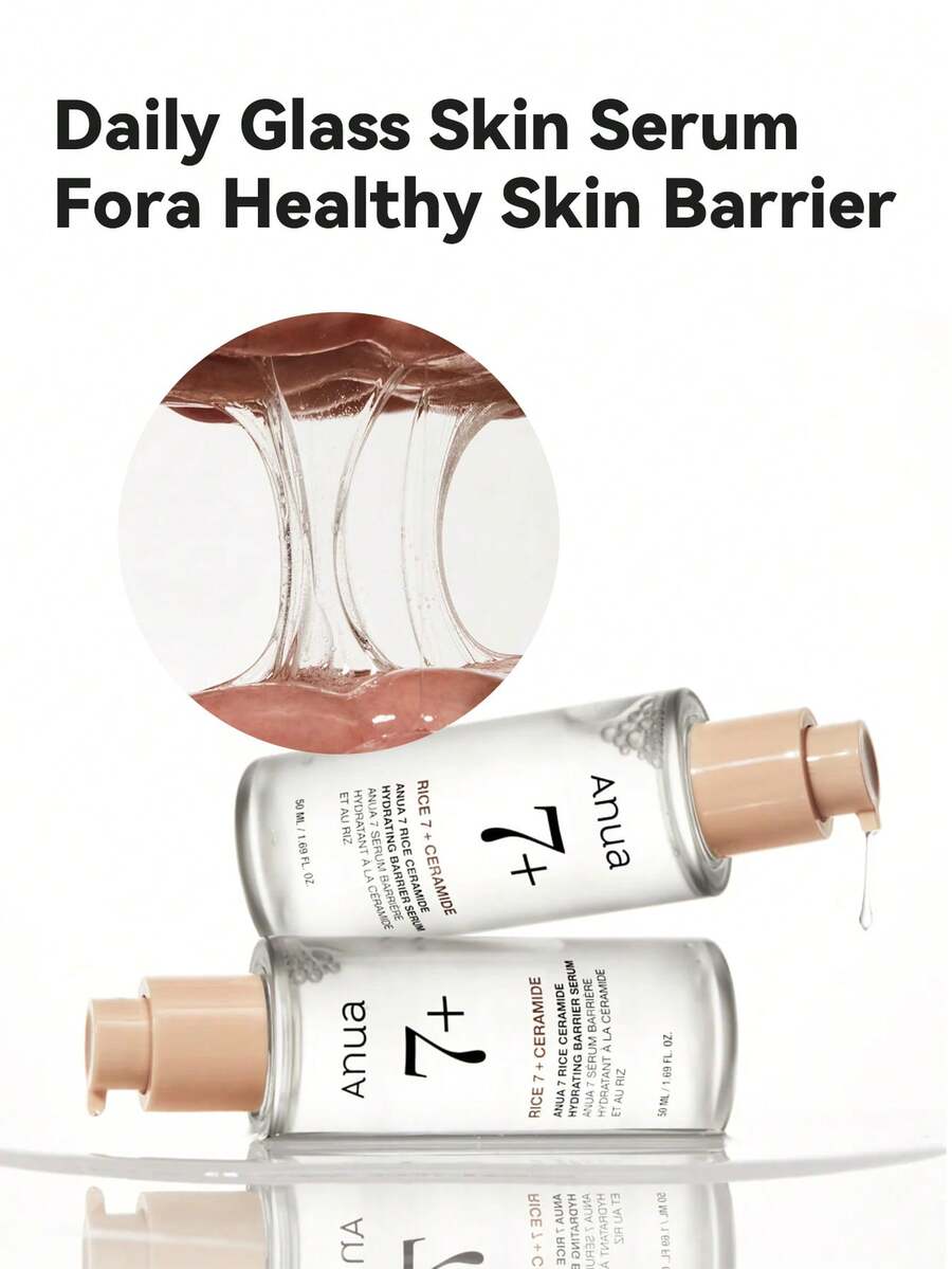 ANUA 7 Niacinamide & Rice Barrier Repair Essence, 50ml. Rice Extract Compound Formula, Lightweight & Absorbent Texture, Moisturizing & Soothing, Suitable For Sensitive Skin Care During Seasonal Changes