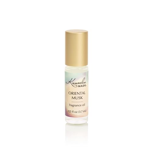 Kuumba Made Oriental Musk Fragrance Oil, Long-Lasting Small-Batch Perfume Roller, Vegan, Alcohol-Free, .125 Fl Oz