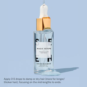 SEEN Magic Serum, Fragrance Free - Non-Comedogenic Hair Serum- Anti Frizz- Dermatologist-Developed - Safe for Sensitive, Eczema & Acne Prone Skin