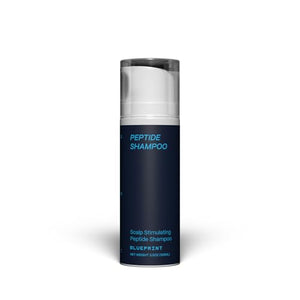 Blueprint Bryan Johnson Peptide Shampoo – 8-Peptide Scalp Treatment with VEGF, Caffeine, Menthol & Arginine – Fragrance-Free & Gentle Formula for Fuller-Looking, Stronger Hair (3.5oz)