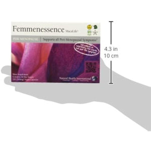 Femmenessence® MacaLife® – Clinically Proven Perimenopausal Organic Vegan Supplement for Natural Hormone Balance, Symptom Relief, Heart & Mood Support (120 Capsules, 60 Day Supply)