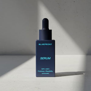 Blueprint Bryan Johnson Facial Serum with SFC & NMN – Age Defying Serum for Fine Lines, Firmness & Hydration – Longevity-Inspired Skin Care for Radiant, Youthful Skin – Fragrance Free & Vegan Formula