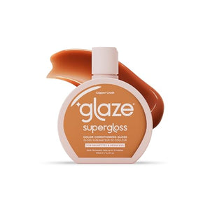 Supergloss Color Conditioning Gloss With Dispensing Pump – Hydrating Semi-Permanent Color Hair Gloss & Shine Boost – Vegan, Cruelty-Free – 6.4 fl oz - Copper Crush - Bright Copper