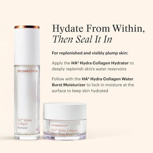SkinMedica HA⁵ Hydra Collagen Water Burst Face Moisturizer with Vegan Collagen - Plumping Face Cream with Microbiome Barrier Complex for 24-Hour Hydration - Helps Replenish Dry, Dull Skin (1.7 Fl Oz)