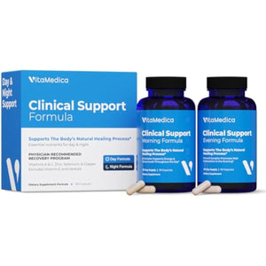 VitaMedica Clinical Support Formula - Wound Healing & Bruising - Pre & Post-Op Surgery Essential & Injury Recovery Multivitamin Supplement