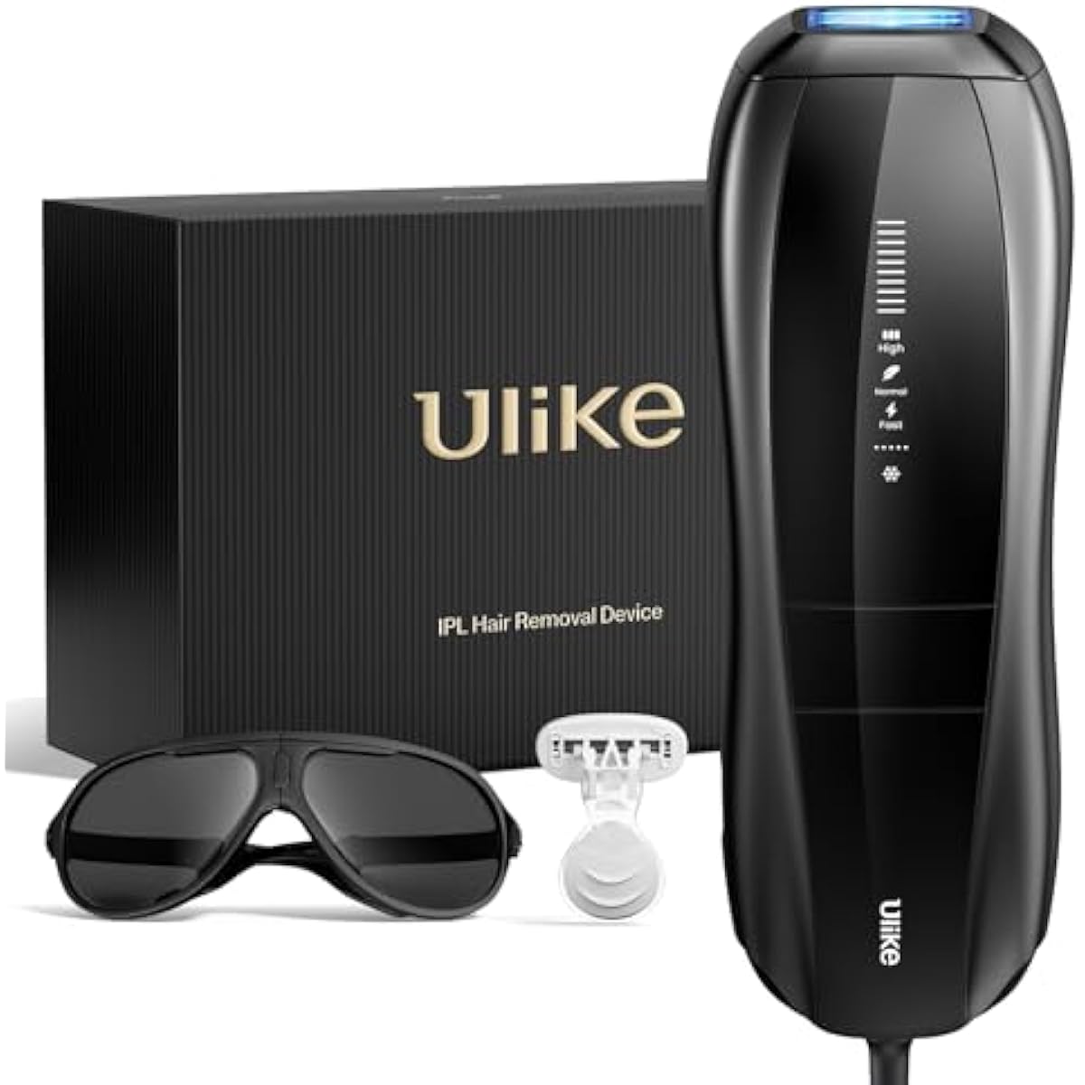 Ulike X IPL Hair Removal Device, Laser Hair Removal with Ice-Cooling, Dual Lights & Skin Senor for Nearly Painless & Long-Lasting Hair Removal, 3 Modes Tailored for Stubborn Hair, Gift for Smooth Skin
