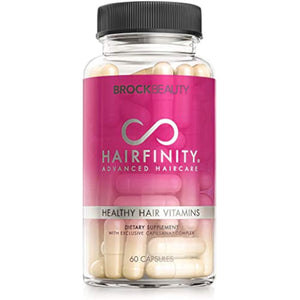 Hairfinity Hair Vitamins - Scientifically Formulated with Biotin, Amino Acids, and a Vitamin Supplement That Helps Support Hair Growth - Vegan - 60 Veggie Capsules (1 Month Supply)