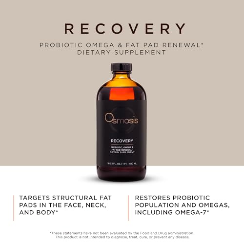 Osmosis Recovery Supplement, Supports Renewal of Fat Pads, For Youthful Looking Skin, 16.23 Fl Oz
