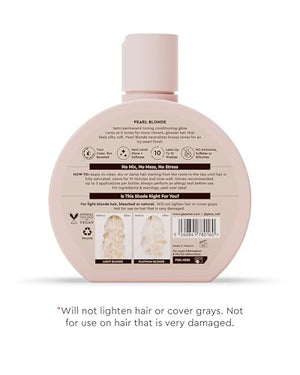 SUPERGLOSS PURPLE TONING GLOSS: Hydrating, toning gloss for blonde, bleached & highlighted hair. Neutralizes yellow tones, boosts shine, conditions in 10 minutes - 6.4 fl oz - Pearl Blonde