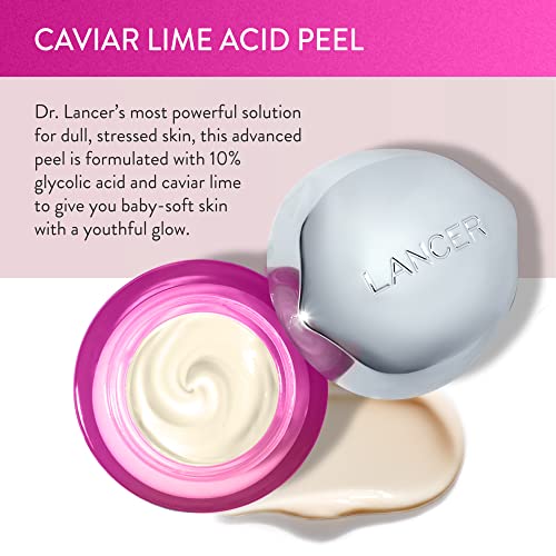Lancer Skincare Caviar Lime Acid Peel, Retinol Facial Chemical Peel with Brightening Glycolic Acid, 1.7 Fluid Ounces…