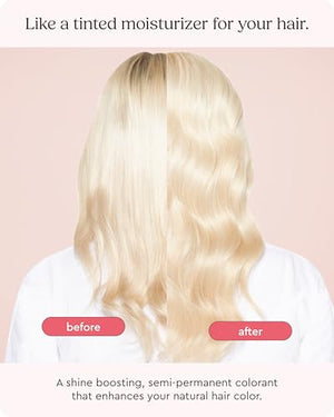 SUPERGLOSS PURPLE TONING GLOSS: Hydrating, toning gloss for blonde, bleached & highlighted hair. Neutralizes yellow tones, boosts shine, conditions in 10 minutes - 6.4 fl oz - Pearl Blonde