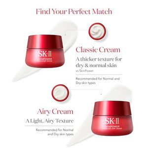 SK-II SKINPOWER Face Moisturizer - Wrinkle Face Cream to Target Fine Lines, Improve Firmness & Reduce Early Signs of Aging - Plumps & Hydrates Skin for a Youthful Glow (2.7 oz)