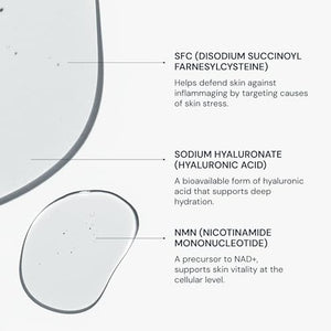Blueprint Bryan Johnson Facial Serum with SFC & NMN – Age Defying Serum for Fine Lines, Firmness & Hydration – Longevity-Inspired Skin Care for Radiant, Youthful Skin – Fragrance Free & Vegan Formula