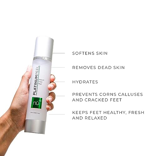 nu119 How to Get Soft Feet | Foot Care Kit Includes 120ml Instant Foot Peel Spray for Calluses Removal, Softening Balm & File | Professional Products to Make Your Feet Soft