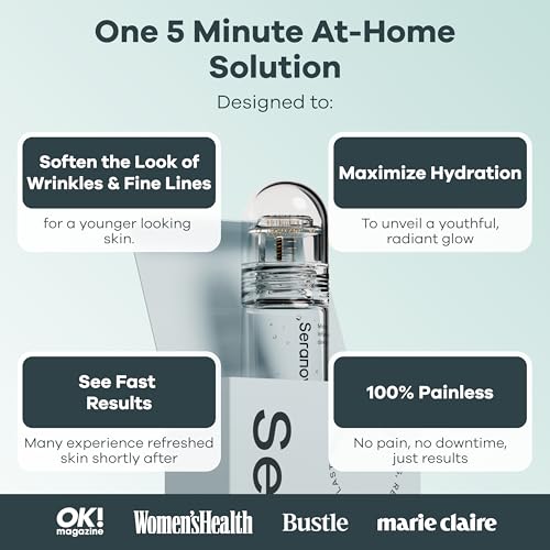 Micro Infusion for Skin Care, Facial Moisturizing Essence, Serum Smooth Skin Facial Serum for All Skin Types, 1-Month Supply