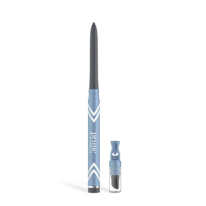 PRIME PROMETICS PrimeEyes Glide Eyeliner for Mature Women – Waterproof, Long-Stay and Mess-Proof – Gel Creme Texture, Discreet Sharpener and Effective Smudger (Mulberry)