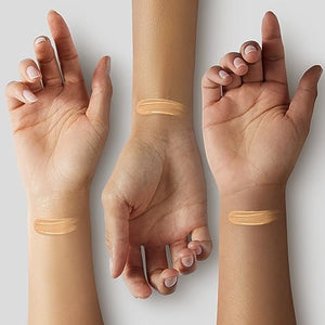 Glo Skin Beauty Luminous Liquid Mineral Foundation Makeup with SPF 18 (Naturelle) - Improves Uneven Skin Tone, Smooths & Corrects Imperfections, Sheer to Medium Coverage, Dewy Finish