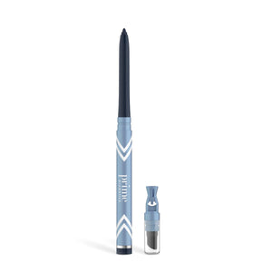 PRIME PROMETICS PrimeEyes Glide Eyeliner for Mature Women – Waterproof, Long-Stay and Mess-Proof – Gel Creme Texture, Discreet Sharpener and Effective Smudger (Mulberry)
