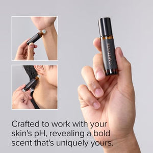 Pure Instinct CAPTIVATE The Original Pheromone Infused Essential Oil Perfume Cologne - Men's Collection - TSA Ready (Roll On Bottle 0.34 Fl. Oz./10.2mL)