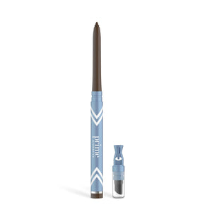 PRIME PROMETICS PrimeEyes Glide Eyeliner for Mature Women – Waterproof, Long-Stay and Mess-Proof – Gel Creme Texture, Discreet Sharpener and Effective Smudger (Mulberry)