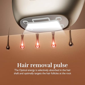 Silk'n 7 IPL Laser Hair Removal Device for Women and Men with Rotating Head, Painless Permanent Hair Reduction at Home for Face and Body in 7 Mins, 3 Smart Attachments and Automatic Skin Sensor, Gold