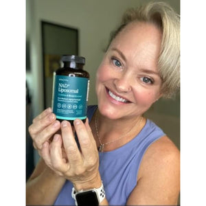 Liposomal NAD+ Supplement - Resveratrol, Urolithin A, CoQ10 & Muira Puama (Made in USA) NAD Supplement for Natural Energy, Brain Fog, Digestion, Detox, Gut Health, Microbiome, NR NMN Replacement