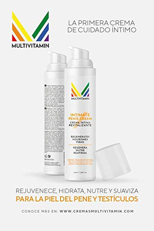 Multivitamin Male Intimate Cream for the care of the skin of the penis and testicles. Softens, rejuvenates, hydrates and protects