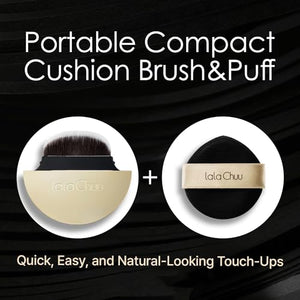LALACHUU Hairline Powder Hair Powder for Gray Coverage Root Touch Up for Women & Men with Master Brush Concealing Hair Loss Instantly Stain Proof for 100-hour 0.32 Ounce Dark Brown