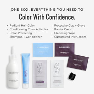 Madison Reed Radiant Hair Color Kit - 5NGM Dark Cinnamon Brown with Gold Mahogany Tones (Catania Brown), Dimensional Gray Hair Blending Permanent Hair Dye, PPD-Free & Ammonia-Free, 1 Pack
