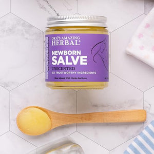 Ora's amazing Herbal, Newborn Salve, Diaper Rash Cream, Calendula Baby Balm, EWG Verified Baby Ointment, Acne Eczema, Butt Cream, Infant Massage, Natural Paraben Free, Good for Sensitive Skin