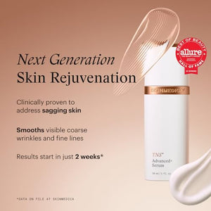 SkinMedica TNS Advanced+ Face Serum - Multi Peptide Serum to Help Improve the Appearance of Wrinkles, Fine Lines, Skin Tone & Texture (1 oz)