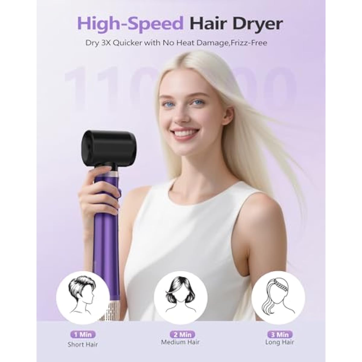 TASNEEM 7 in 1 Hot Air Styler with Auto-Wrap Curlers, Blow Dryer Brush, Ionic Hair Dryer, Straightener & Volumizing Brush, Styling Without Heat Damage, Travel Case, Frizz-Free Hair Styler