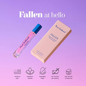 Pure Instinct FALLEN The Original Pheromone Infused Sprayer Perfume Cologne – For Her - Eau de Parfum EDP for Women - 0.31 Fl Oz