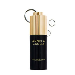 Angela Caglia Cell Forté Serum with SignalSource™ Technology, Human Stem Cell Conditioned Media for Visible Smoothness, Firmness, and Tone, 30ml / 1 fl oz