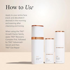 SkinMedica TNS Recovery Complex Facial Treatment - Advanced Growth Factor & Exosome Formula for Skin Rejuvenation - Helps to Improve the Appearance of Fine Lines, Wrinkles, and Uneven Skin Tone (1 Oz)