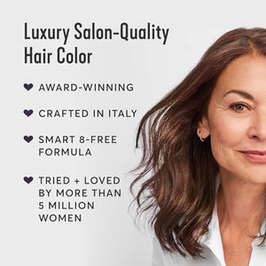 Madison Reed Radiant Hair Color Kit - 5NGM Dark Cinnamon Brown with Gold Mahogany Tones (Catania Brown), Dimensional Gray Hair Blending Permanent Hair Dye, PPD-Free & Ammonia-Free, 1 Pack