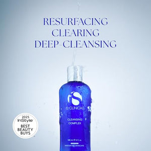 iS CLINICAL Cleansing Complex, 3in1 Gentle deep pore cleanser Face Wash and Makeup remover, Helps Acne-Prone skin