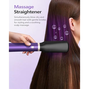 TASNEEM 7 in 1 Hot Air Styler with Auto-Wrap Curlers, Blow Dryer Brush, Ionic Hair Dryer, Straightener & Volumizing Brush, Styling Without Heat Damage, Travel Case, Frizz-Free Hair Styler