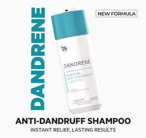 DS Labs Revita Shampoo & Dandrene Anti-Dandruff Shampoo Bundle - Supports Hair Density & Scalp Health, Strengthening, Thickening, Flake Control, For Men & Women