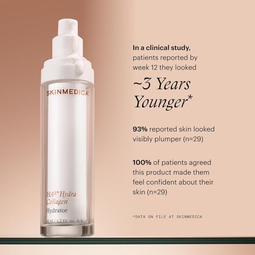 SkinMedica HA5 Hydra Collagen Hydrator with Vegan Collagen (NEW PACKAGING), Age-Defying Skincare for Women with Hyaluronic Acid for Visibly Plump Skin (1.7 Fl Oz)