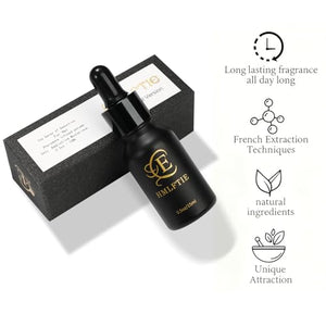 Women's Natural Pheromone Perfume Oil, Sweet Rose & Jasmine Fragrance, Long-Lasting Alcohol-Free, 0.5 fl oz Travel Size, Vegan & Cruelty-Free