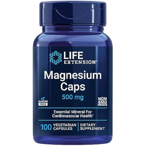 Life Extension Two-Per-Day High Potency Multi-Vitamin & Mineral Supplement & Magnesium Caps, 500 mg, Magnesium Oxide, Citrate, Succinate