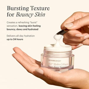 SkinMedica HA⁵ Hydra Collagen Water Burst Face Moisturizer with Vegan Collagen - Plumping Face Cream with Microbiome Barrier Complex for 24-Hour Hydration - Helps Replenish Dry, Dull Skin (1.7 Fl Oz)