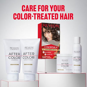 Revlon ColorSilk with Bond Repair Complex, Black Permanent Hair Color, 100% Gray Coverage, Ammonia Free Hair Dye, Vegan Keratin, 10 Black (Pack of 3)