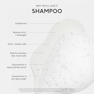 SEEN Shampoo, Fragrance Free - Non-Comedogenic Hair Shampoo- Dermatologist-Developed - Safe for Sensitive, Eczema & Acne Prone Skin
