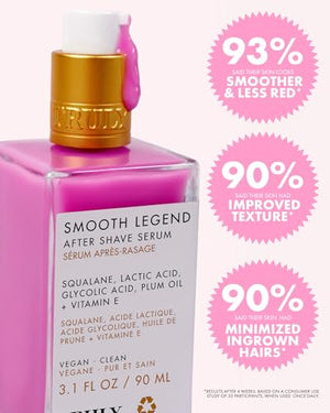 Truly Luxury After Shave Serum | Soothing & Hydrating Post Shave Treatment to Prevent Ingrown Hair For Smooth, Irritation-Free Skin