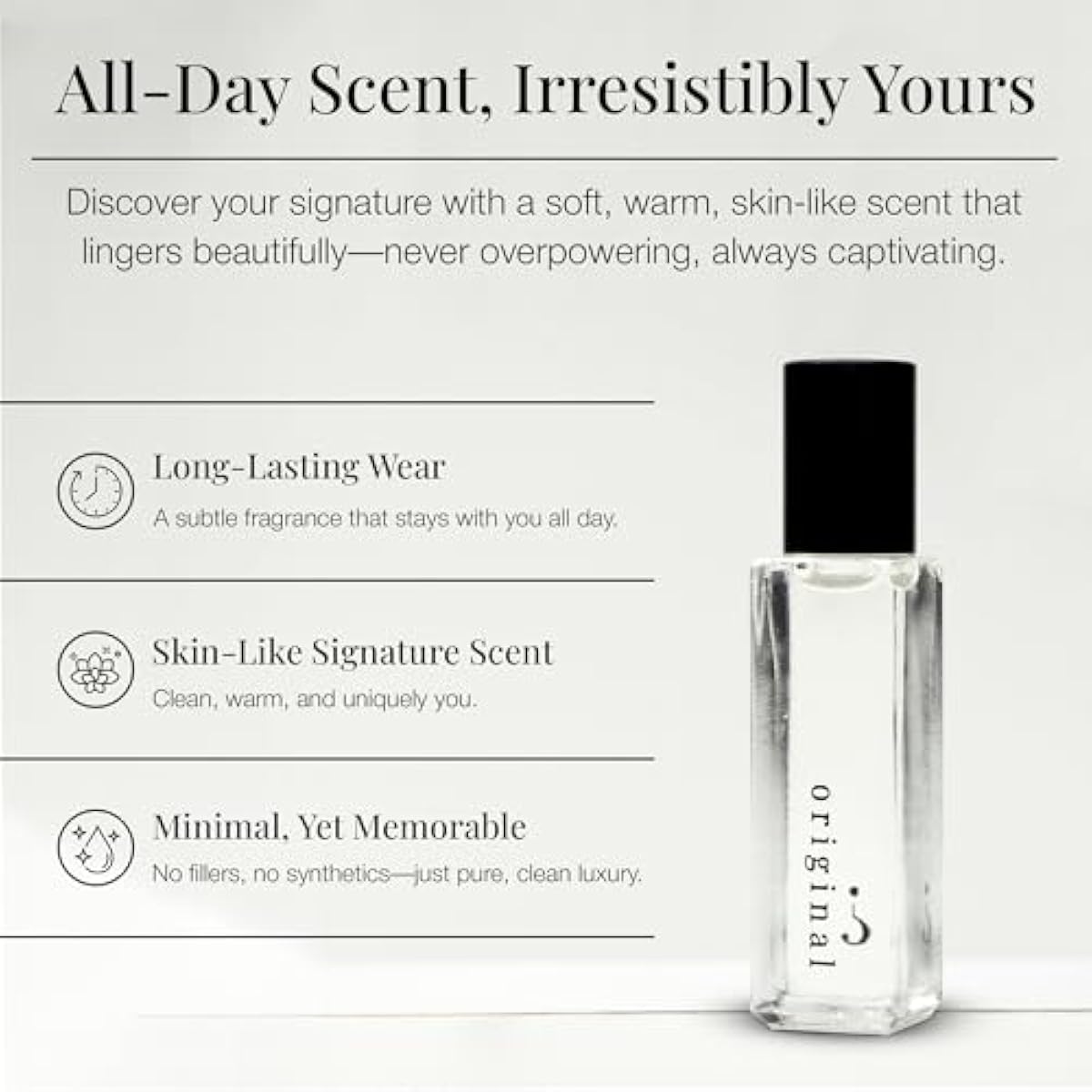 Riddle Original Roll On Pheromone Perfume Made in USA - Premium Rollerball Subtle Fragrance for Women - Long-Lasting Cruelty-Free Alcohol-Free Gentle on Skin - Ideal for Daily Use and Travel